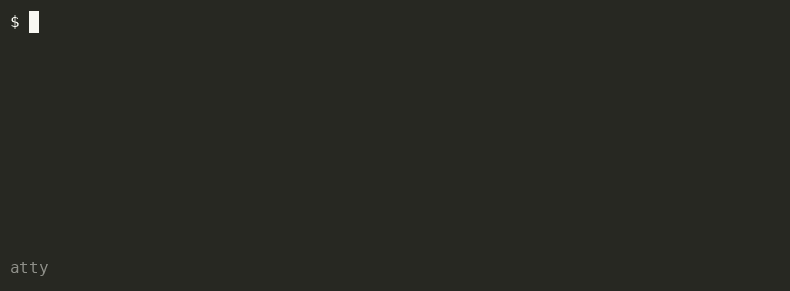 atty status bar: a persistent bottom row (DECSTBM-reserved) that survives shell scrolling